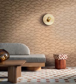 Ondula Wallpaper by Casamance Mordore