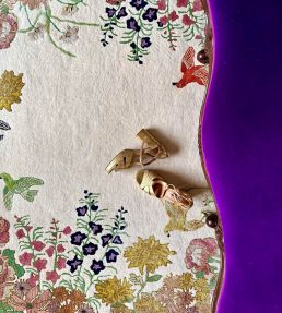 Wendy Morrison One Hundred Flowers Circular rug Multi WM-5060410394033 Multi