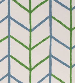 One Way Fabric by Christopher Farr Cloth Green