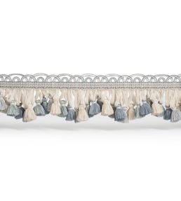 Ophelia Scallop Tassel Fringe Trimming by James Hare Blue