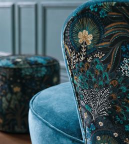 Opium Fabric by Casamance Olive / Mimosa