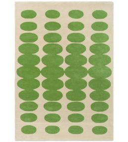 Orla Kiely Optical Oval rug Green/Cream 157707120180-US Green/Cream