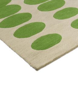 Orla Kiely Optical Oval rug Green/Cream 157707120180-US Green/Cream