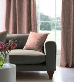 Opus Fabric by Arley House Blush / Pink