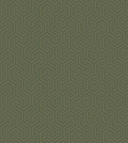 Opus Wallpaper by Arley House Moss Green