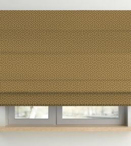Opus Fabric by Arley House Ochre / Bronze