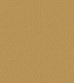 Opus Wallpaper by Arley House Ochre