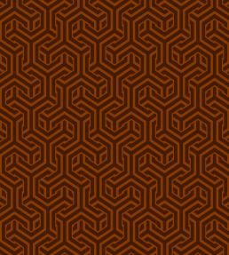 Opus Fabric by Arley House Rust / Amber