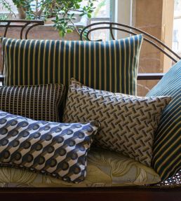 Twill Stripe in Kenworthy Fabric by Liberty Kelp