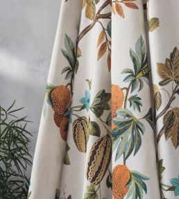 Orchard Linen Fabric by Osborne & Little Green