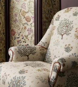 Orchard Fabric by Morris & Co Olive/Gold