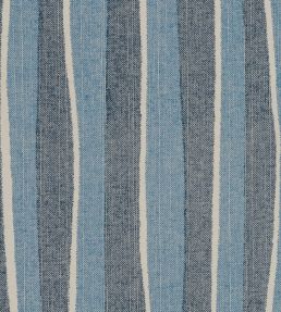 Orchard Stripe Fabric by Fermoie Blue/Navy