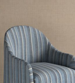 Orchard Stripe Fabric by Fermoie Blue/Navy