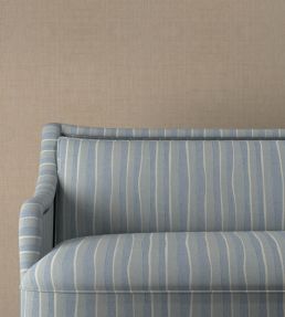 Orchard Stripe Fabric by Fermoie Sky Blue