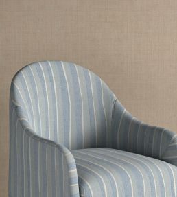 Orchard Stripe Fabric by Fermoie Sky Blue