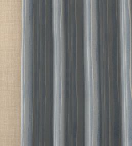 Orchard Stripe Fabric by Fermoie Sky Blue