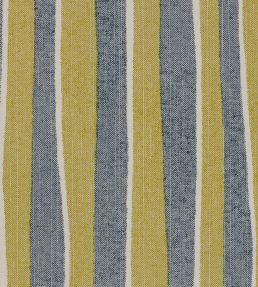 Orchard Stripe Fabric by Fermoie Yellow