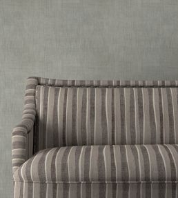 Orchard Stripe Fabric by Fermoie Brown