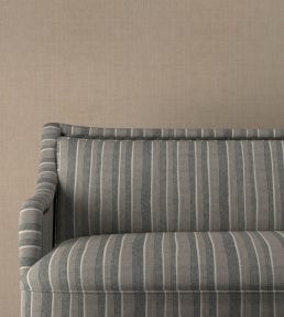 Orchard Stripe Fabric by Fermoie Charcoal