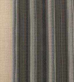 Orchard Stripe Fabric by Fermoie Charcoal
