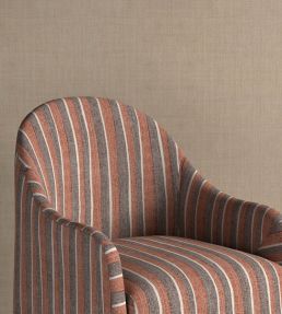 Orchard Stripe Fabric by Fermoie Cherry
