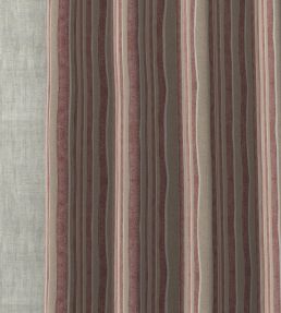 Orchard Stripe Fabric by Fermoie Raspberry