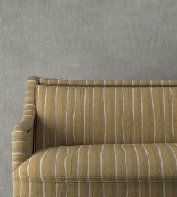 Orchard Stripe Fabric by Fermoie Mustard