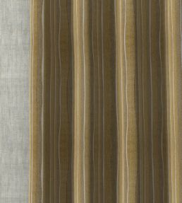 Orchard Stripe Fabric by Fermoie Mustard