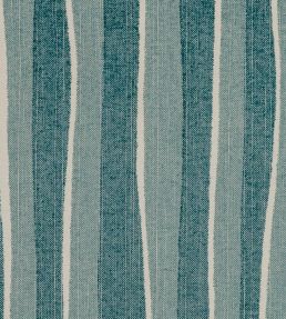 Orchard Stripe Fabric by Fermoie Ocean Blue