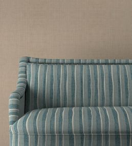 Orchard Stripe Fabric by Fermoie Ocean Blue
