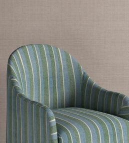 Orchard Stripe Fabric by Fermoie Deep Sea