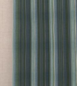 Orchard Stripe Fabric by Fermoie Deep Sea