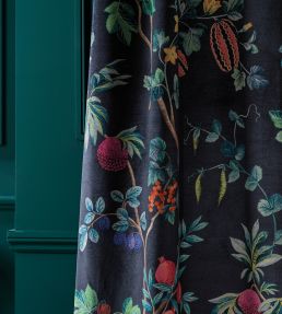 Orchard Velvet Fabric by Osborne & Little Midnight