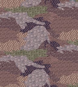 Ordnance Survey Fabric by Parker & Jules Autumn Berry