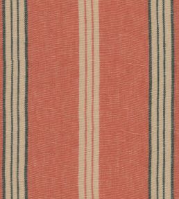 Oregon Stripes Fabric by MINDTHEGAP Orange Taupe