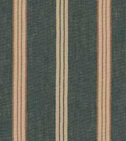 Oregon Stripes Fabric by MINDTHEGAP Washed Blue