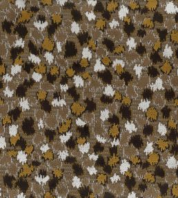 Orford Fabric by Nina Campbell Gold/Chocolate