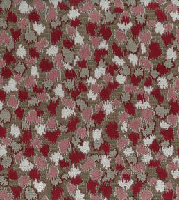 Orford Fabric by Nina Campbell Red/Rose/Taupe