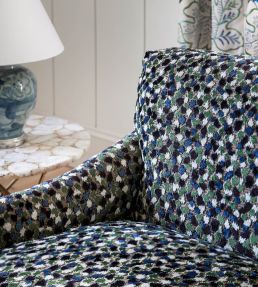 Orford Fabric by Nina Campbell Peacock/Coral