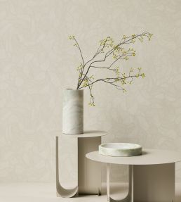 Organic Structure Wallpaper by Eijffinger Grey/Green