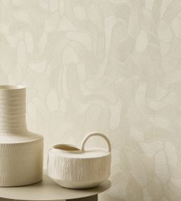 Organic Structure Wallpaper by Eijffinger Grey/Green