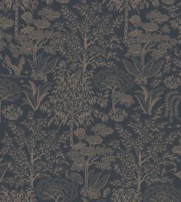 Origami Wallpaper by Eijffinger Blue/Rosegold