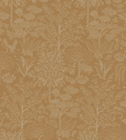 Origami Wallpaper by Eijffinger Ochre/Gold