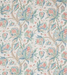 Orlando Fabric by Colefax and Fowler Coral/Sage