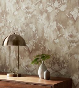 Ornamenta Wallpaper by 1838 Wallcoverings Sand