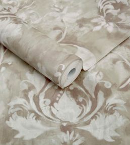 Ornamenta Wallpaper by 1838 Wallcoverings Sand