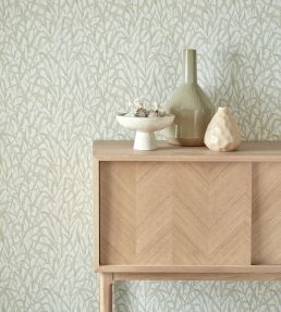 Ornamental Grasses Wallpaper by 1838 Wallcoverings Natural
