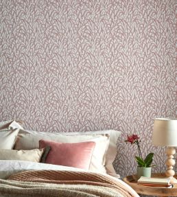Ornamental Grasses Wallpaper by 1838 Wallcoverings Rose