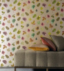 Woodland Wallpaper by Osborne & Little Muti / Ivory