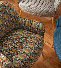 Felicia Fabric by Osborne & Little Orange/Blue